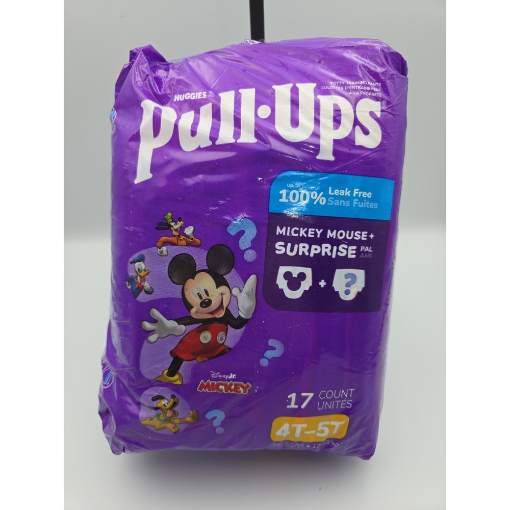 Pull-Ups Boys' Potty Training Pants, Size 4T-5T 4T-5T, Multi-colored